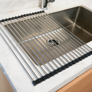 Escurridor Para Platos modelo HAWAII – Acabado Stainless Steel / Negro – Liventra