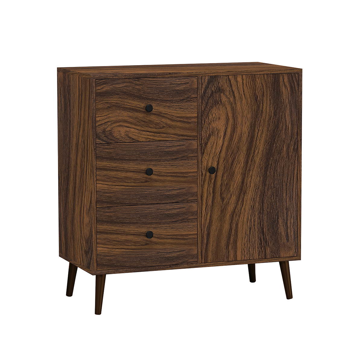 Buffet Sideboard Walnut Finish - Image 3