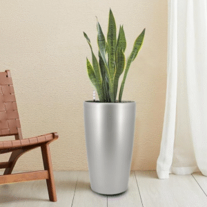 Maceta modelo CONNECTICUT – Acabado Gray – Liventra